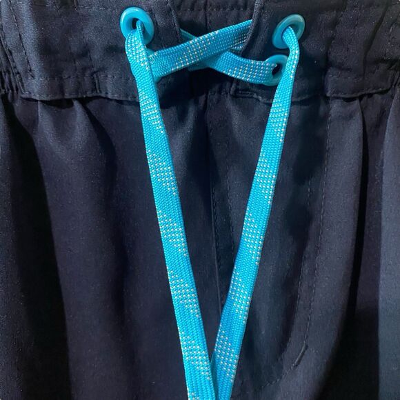 Nike Mens Size XL Repel Swim Trunks Board Shorts Elastic Waist Drawstring Blue - Picture 4 of 9